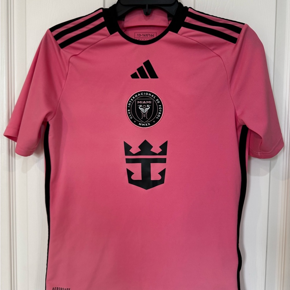 Adidas Inter Miami CF 24/25 Messi home soccer jersey youth